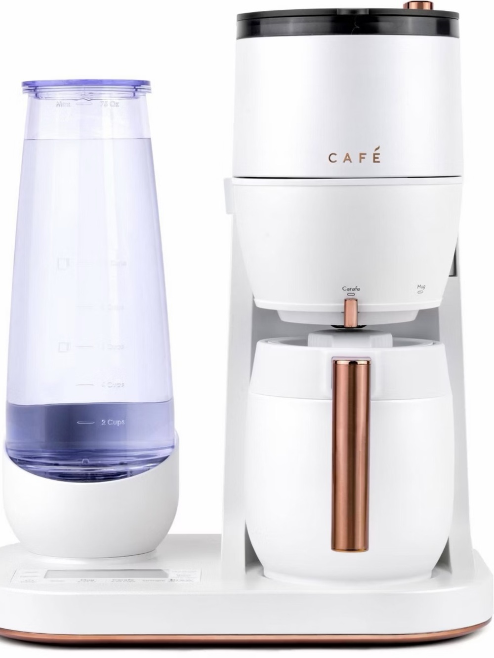CAFÉ Specialty Grind & Brew Coffee Maker White Rose Gold